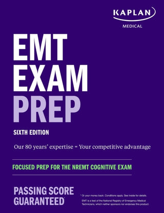 Cover image for 9781506284675 - EMT Exam Prep, Sixth Edition: Focused Prep for the NREMT Cognitive Exam