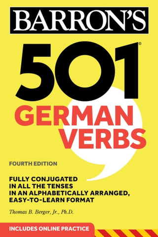 Cover image for 9781506286464 - 501 German Verbs, Sixth Edition