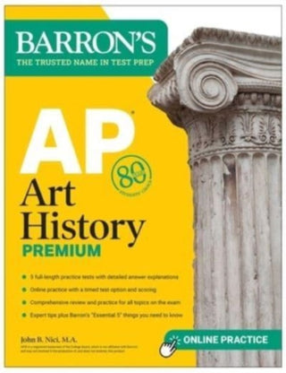 Cover image for 9781506288185 - AP Art History Premium, Sixth Edition: Prep Book with 5 Practice Tests + Comprehensive Review + Online Practice