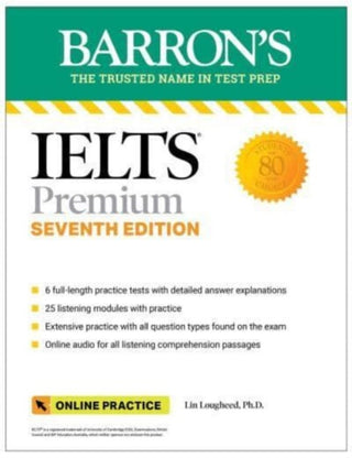 Supplemental image for 9781506288291 - IELTS Premium: 6 Practice Tests + Comprehensive Review + Online Audio, Seventh Edition