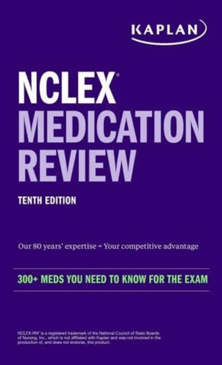 Cover image for 9781506289939 - NCLEX Medication Review: 300+ Meds You Need to Know for the Exam