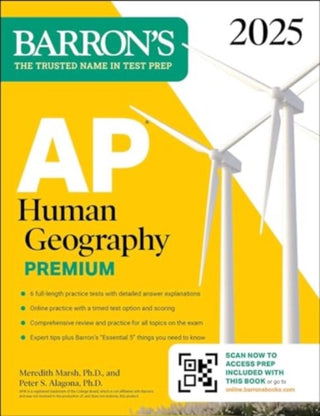 Cover image for 9781506291772 - AP Human Geography Premium, 2025: Prep Book with 6 Practice Tests + Comprehensive Review + Online Practice