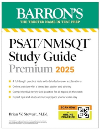 Cover image for 9781506292465 - PSAT/NMSQT Premium Study Guide: 2025: 2 Practice Tests + Comprehensive Review + 200 Online Drills