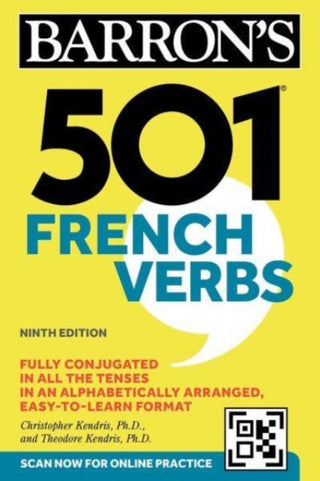 Cover image for 9781506293585 - 501 French Verbs, Ninth Edition