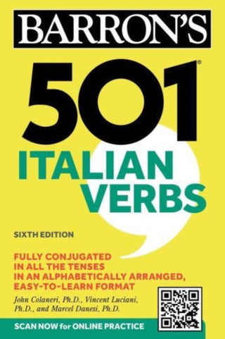 Cover image for 9781506293622 - 501 Italian Verbs, Sixth Edition