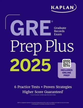 Cover image for 9781506293899 - GRE Prep Plus, Ninth Edition (2026): Includes 6 Practice Tests, 1500+ Practice Questions + Online Access to a 500+ Question Bank, Video Tutorials, and Live Class Sessions
