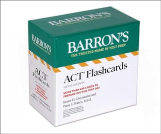 Cover image for 9781506296067 - ACT Flashcards, Fifth Edition: Up-to-Date Review