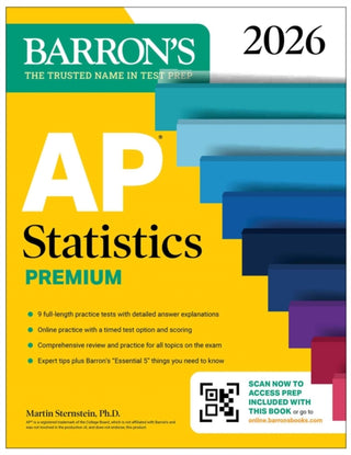 Supplemental image for 9781506296579 - AP Statistics Premium, 2026: Prep Book with 9 Practice Tests + Comprehensive Review + Online Practice