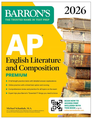 Supplemental image for 9781506297071 - AP English Literature and Composition Premium, 2026: Prep Book with 8 Practice Tests + Online Practice