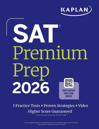 Supplemental image for 9781506297569 - SAT Premium Prep 2026: Includes 3 Full Length Practice Tests, 700+ Practice Questions, + 1 Year Online Access to Quizzes and Video Lessons and Tutorials