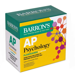 Cover image for 9781506298276 - AP Psychology Flashcards, Sixth Edition: Up-to-Date Review