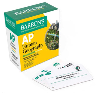 Cover image for 9781506299938 - AP Human Geography Flashcards, Sixth Edition: Up-to-Date Review