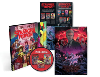 Cover image for 9781506727721 - Stranger Things Graphic Novel Boxed Set (Zombie Boys, The Bully, Erica the Great)
