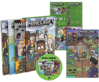 Cover image for 9781506729015 - Minecraft Boxed Set (Graphic Novels)
