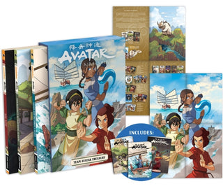 Cover image for 9781506732053 - Avatar: The Last Airbender -- Team Avatar Treasury Boxed Set (Graphic Novels)