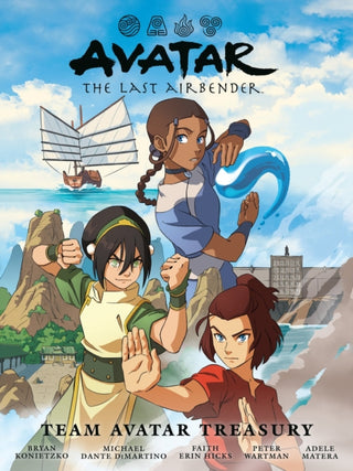 Cover image for 9781506746753 - Avatar: The Last Airbender - Team Avatar Treasury Library Edition