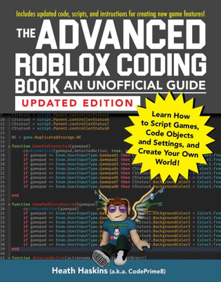 Cover image for 9781507217887 - The Advanced Roblox Coding Book: An Unofficial Guide, Updated Edition