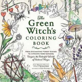 Cover image for 9781507221068 - The Green Witch's Coloring Book