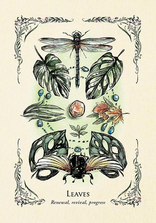 Supplemental image for 9781507221136 - The Green Witch's Oracle Deck