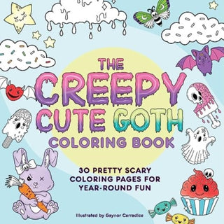 Cover image for 9781507221662 - The Creepy Cute Goth Coloring Book