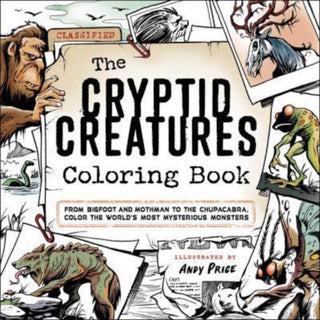 Cover image for 9781507222317 - The Cryptid Creatures Coloring Book