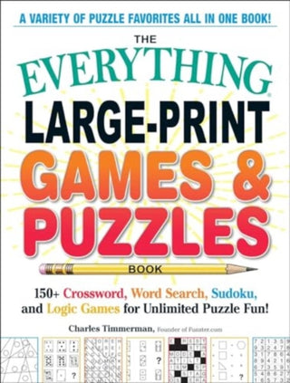 Cover image for 9781507222485 - The Everything Large-Print Games & Puzzles Book