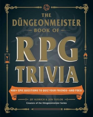 Cover image for 9781507222805 - The Dungeonmeister Book of RPG Trivia