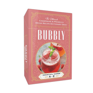 Cover image for 9781507222928 - Bubbly Cocktail Cards A–Z
