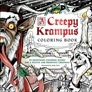 Cover image for 9781507224410 - A Creepy Krampus Coloring Book