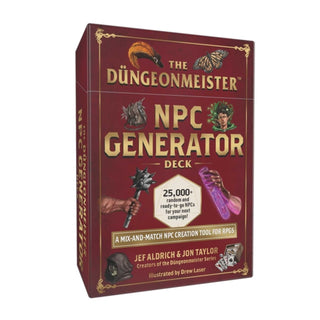 Cover image for 9781507226100 - The Dungeonmeister NPC Generator Deck