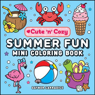 Cover image for 9781507226223 - Summer Fun Mini Coloring Book