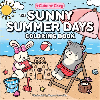 Cover image for 9781507226629 - The Sunny Summer Days Coloring Book