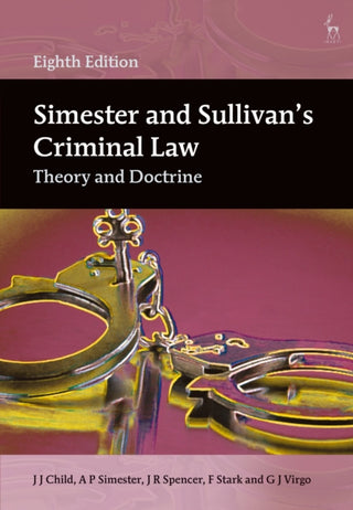 Cover image for 9781509964277 - Simester and Sullivan’s Criminal Law