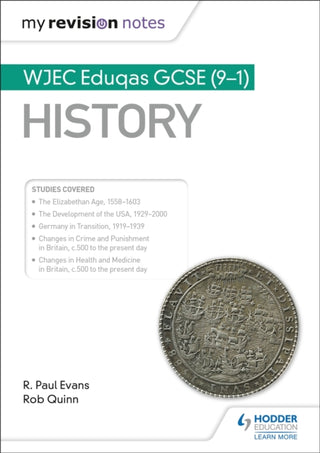 Cover image for 9781510403826 - My Revision Notes: WJEC Eduqas GCSE (9-1) History