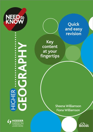 Supplemental image for 9781510451056 - Need to Know: Higher Geography