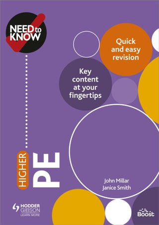 Cover image for 9781510451186 - Need to Know: Higher PE