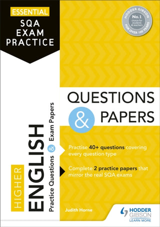 Cover image for 9781510471771 - Essential SQA Exam Practice: Higher English Questions and Papers