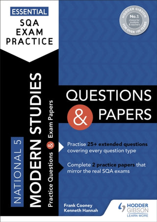 Cover image for 9781510471900 - Essential SQA Exam Practice: National 5 Modern Studies Questions and Papers