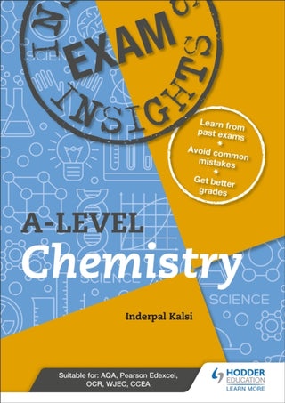 Cover image for 9781510481190 - Exam Insights for A-level Chemistry