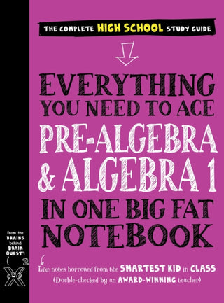 Cover image for 9781523504381 - Everything You Need to Ace Pre-Algebra and Algebra 1 in One Big Fat Notebook