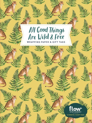 Cover image for 9781523509393 - All Good Things Are Wild and Free Wrapping Paper and Gift Tags