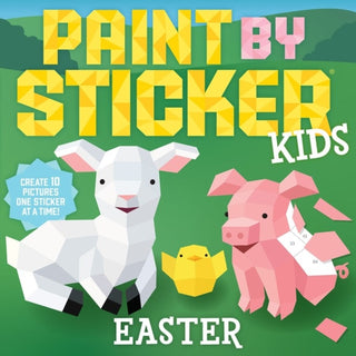 Cover image for 9781523510429 - Paint by Sticker Kids: Easter