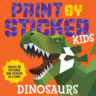 Cover image for 9781523511174 - Paint by Sticker Kids: Dinosaurs