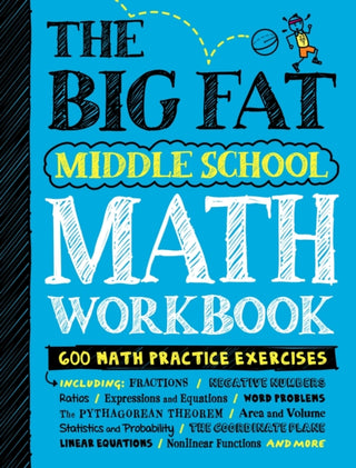 Cover image for 9781523513581 - The Big Fat Middle School Math Workbook