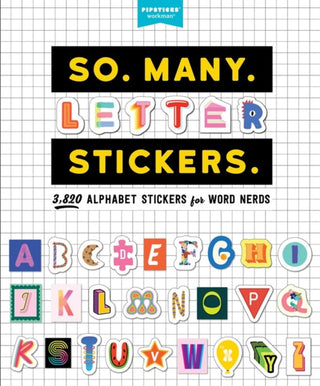 Supplemental image for 9781523515264 - So. Many. Letter Stickers.