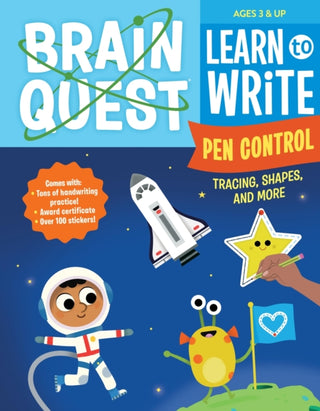 Cover image for 9781523515998 - Brain Quest Learn to Write: Pen Control, Tracing, Shapes, and More