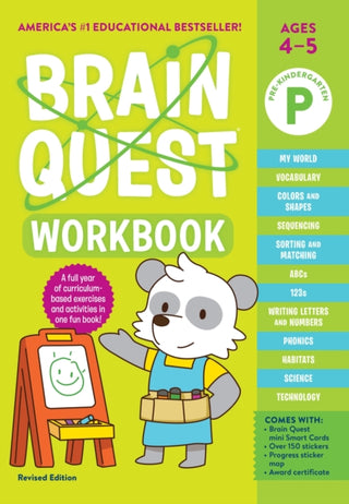 Cover image for 9781523517336 - Brain Quest Workbook: Pre-K (Revised Edition)