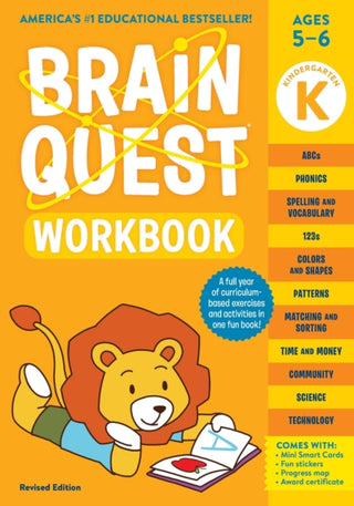 Cover image for 9781523517343 - Brain Quest Workbook: Kindergarten (Revised Edition)
