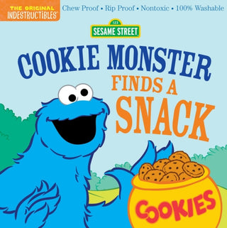 Cover image for 9781523519774 - Indestructibles: Sesame Street: Cookie Monster Finds a Snack