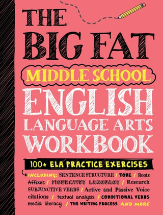 Cover image for 9781523523719 - The Big Fat Middle School English Language Arts Workbook